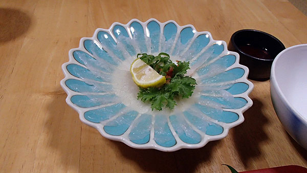 特別料理の一品